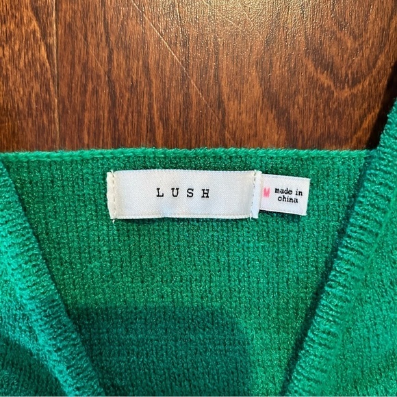 LUSH Babe Attire Green Sleeveless Cutout Knit Midi Dress in Kelly Green, SizeM - Picture 16 of 16